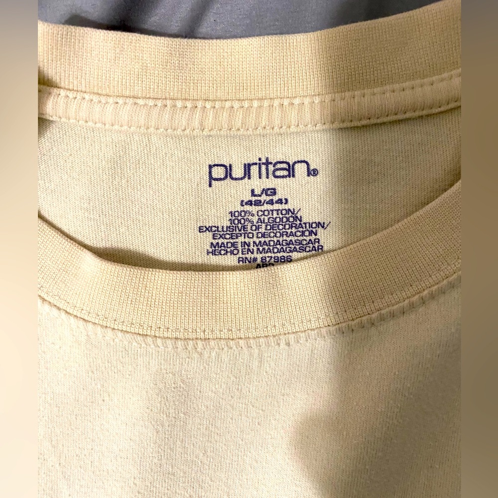 Puritan Long Sleeve shirt Size medium